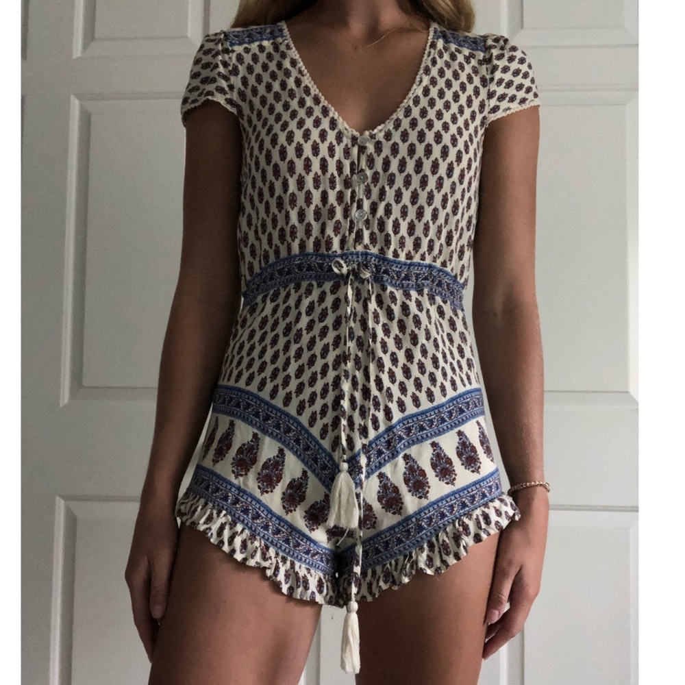 Patterned Romper
